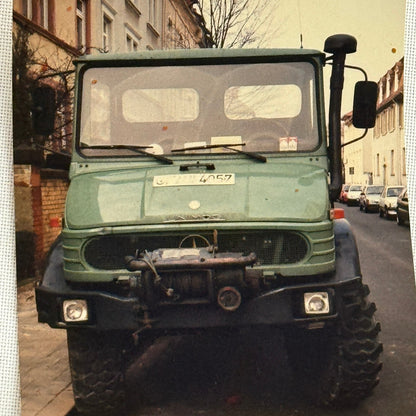Vintage Mercedes Benz UNIMOG Truck Photo Photograph Print Snapshot