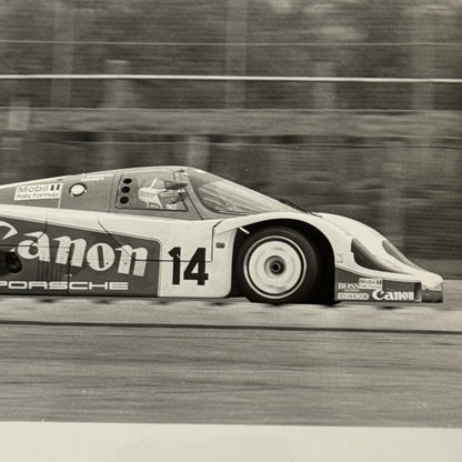 1984 Porsche 956 Canon Racing Car Factory Press Photo Photograph Print
