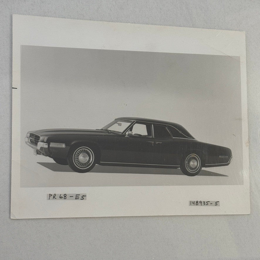Vintage Ford Thunderbird Photo Photograph Print Floyd Clymer