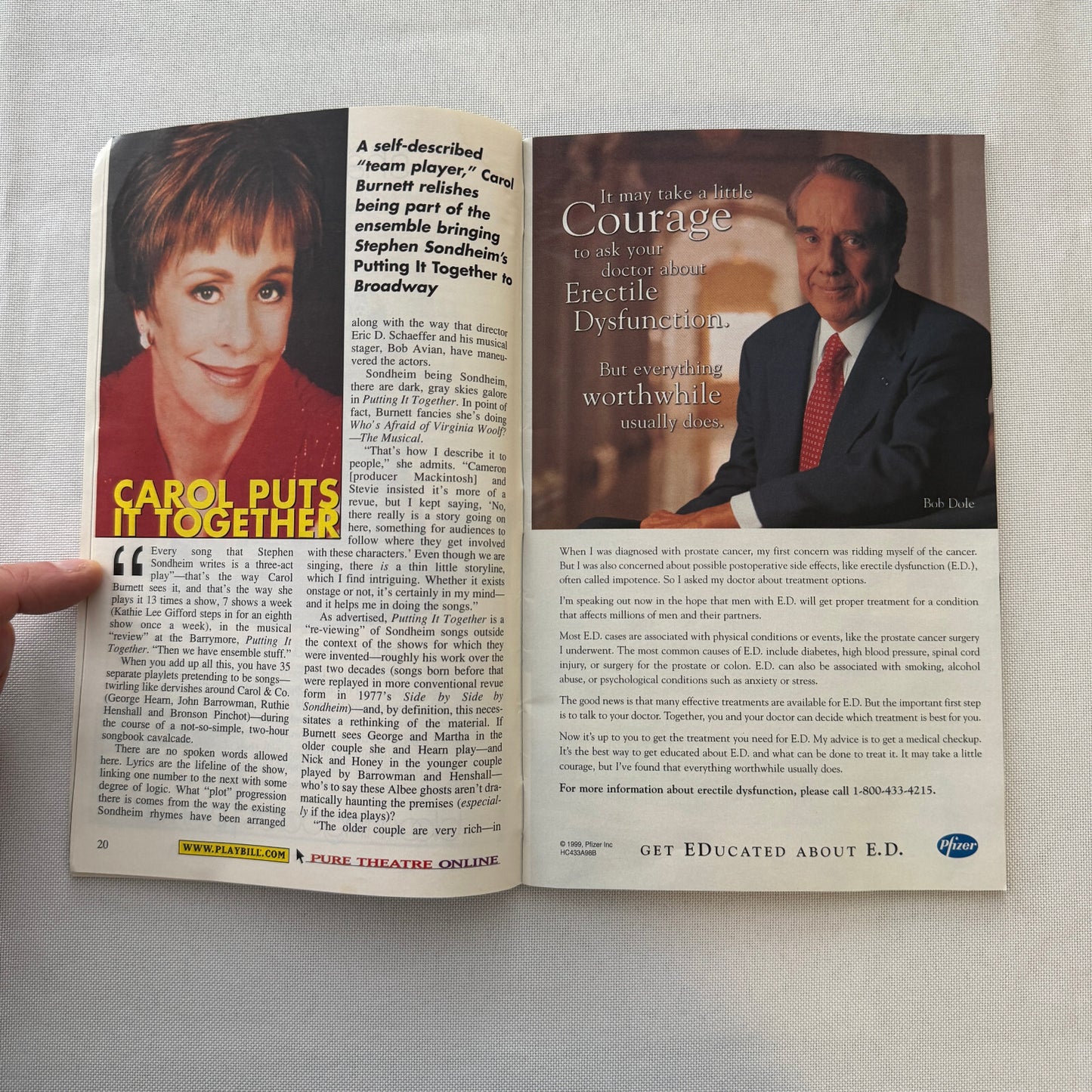 Fuddy Meers Cast Signed Playbill Program Lisa Gorlitsky Keith Nobbs 1999
