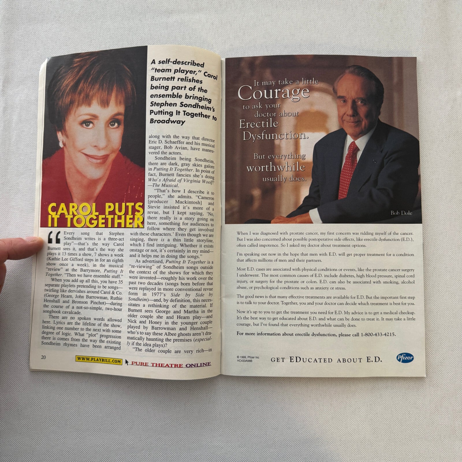 Fuddy Meers Cast Signed Playbill Program Lisa Gorlitsky Keith Nobbs 1999