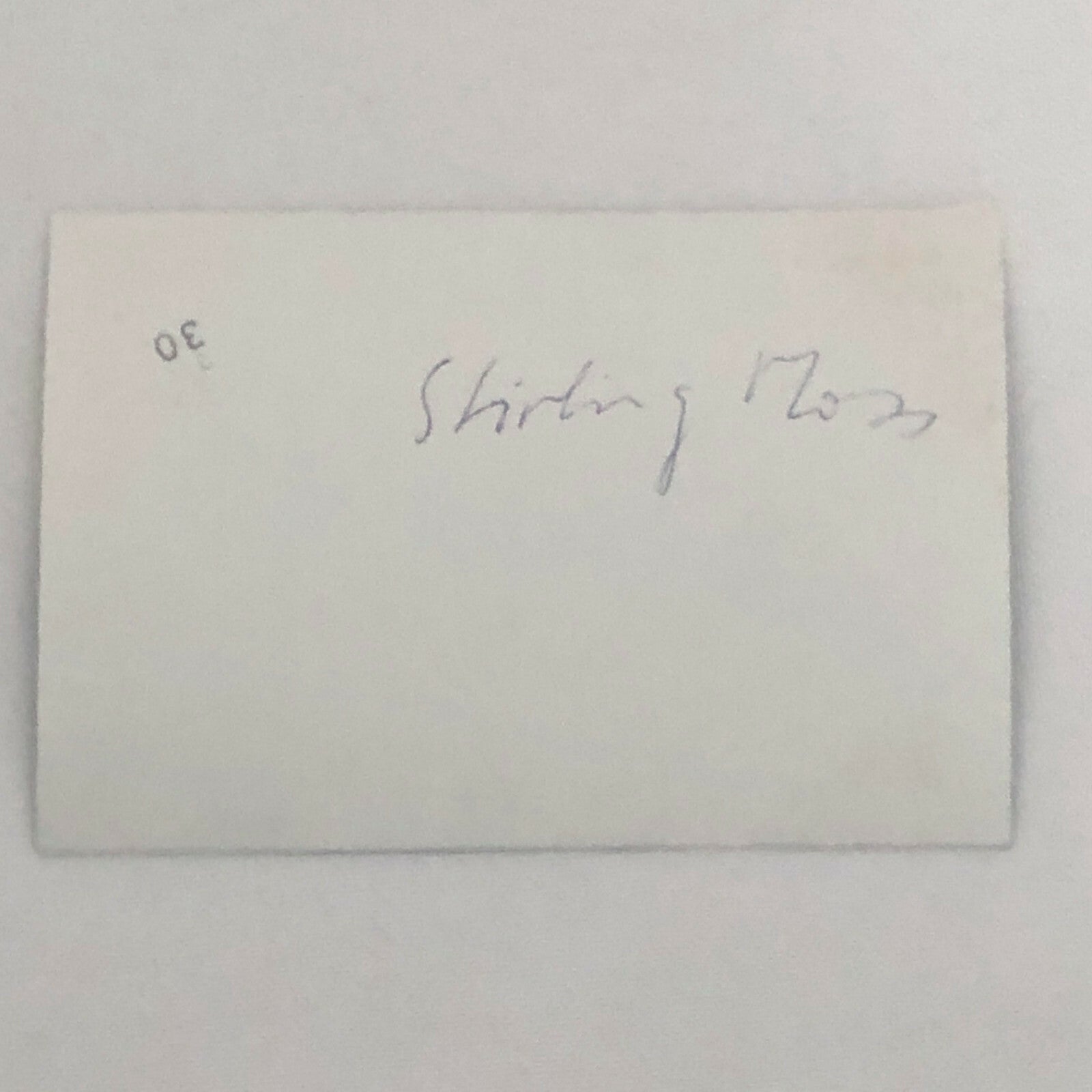 Vintage Racing Photo Photograph Driver Stirling Moss