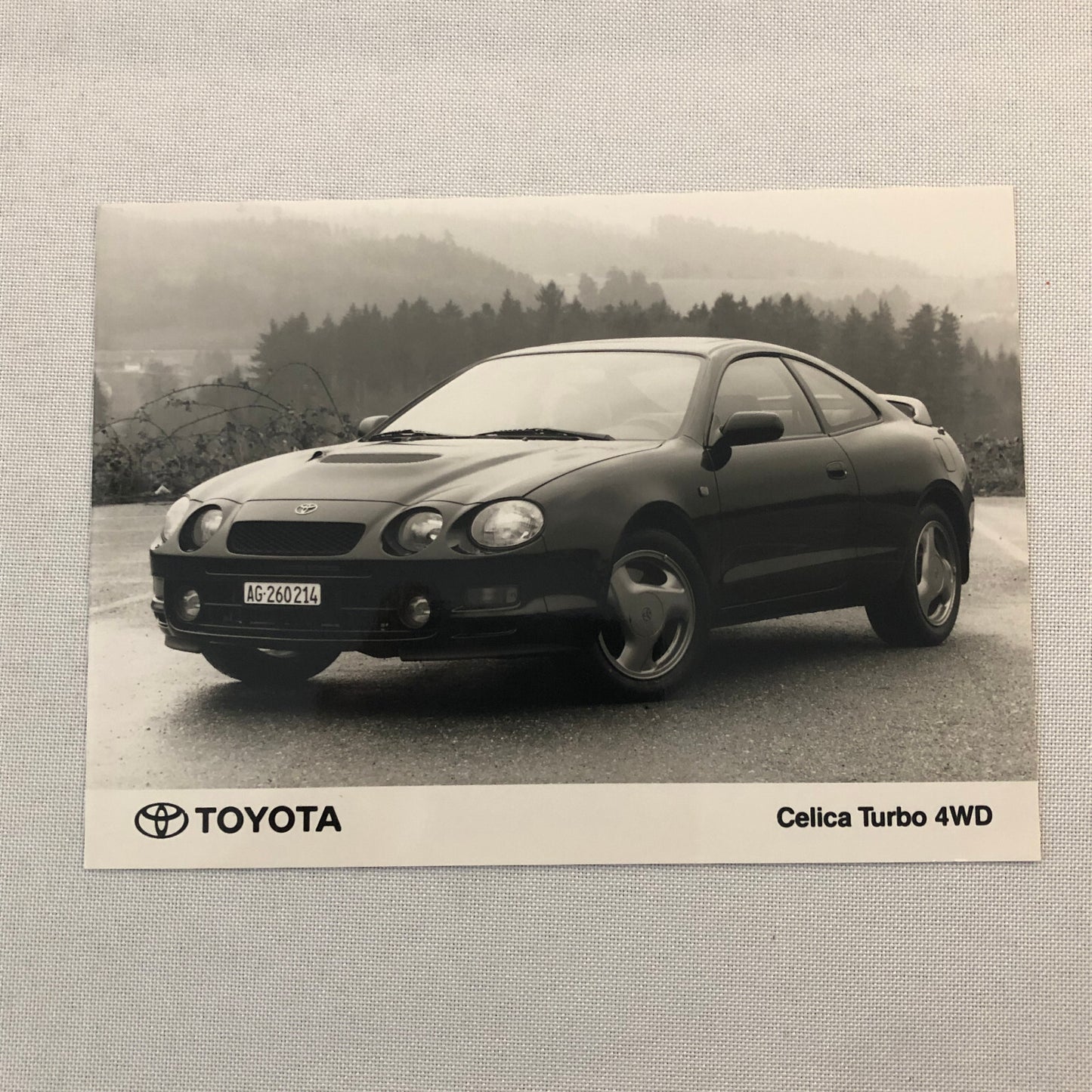 Toyota Celica Turbo 4WD Car Factory Press Photo Photograph