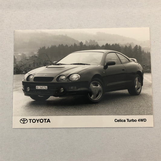 Toyota Celica Turbo 4WD Car Factory Press Photo Photograph