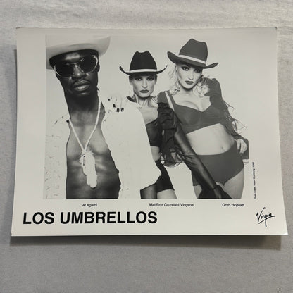 Los Umbrellos Music Publicity Press Photo Photograph Al Agami Grith Hojfeldt