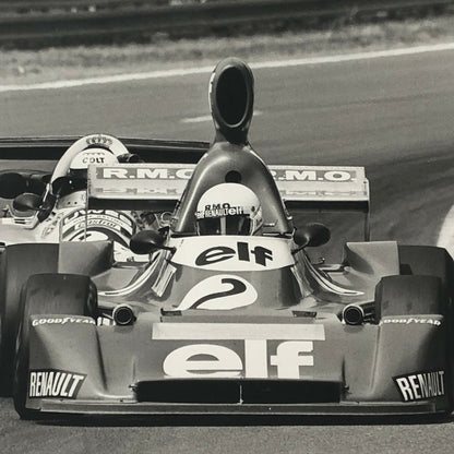 Vintage 1976 Formula 2 F2 Rouen Grand Prix Racing Photo Photograph Rene Arnoux 