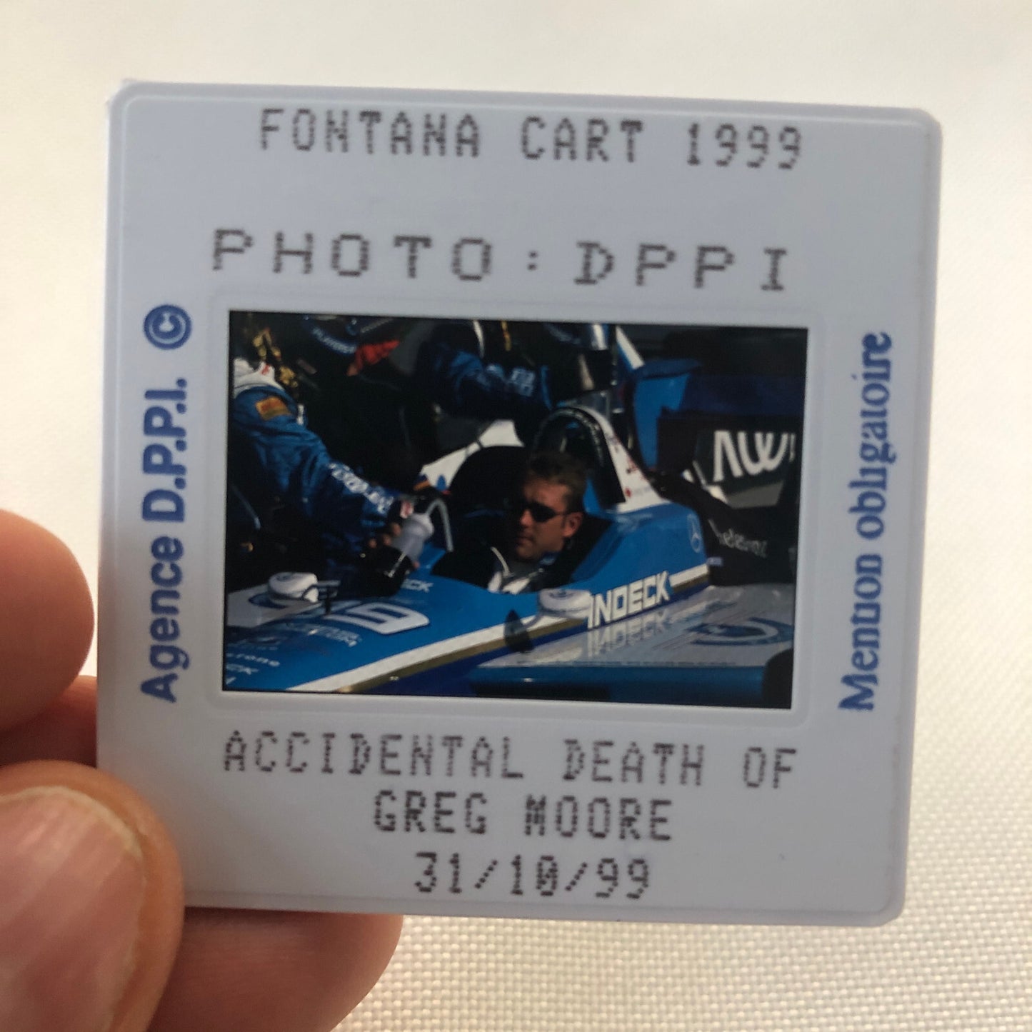 Greg Moore CART Racing Driver 1999 35MM Photo Slide