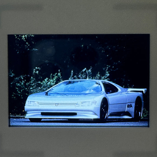 Peugeot Oxia Concept Car Prototype 35mm Slide Vintage