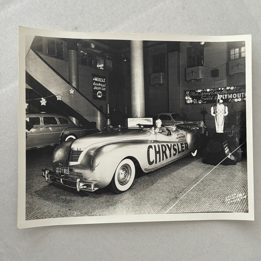 1941 Chryler Indianapolis Motor Speedway Indy Pace Car Photo Modern Print