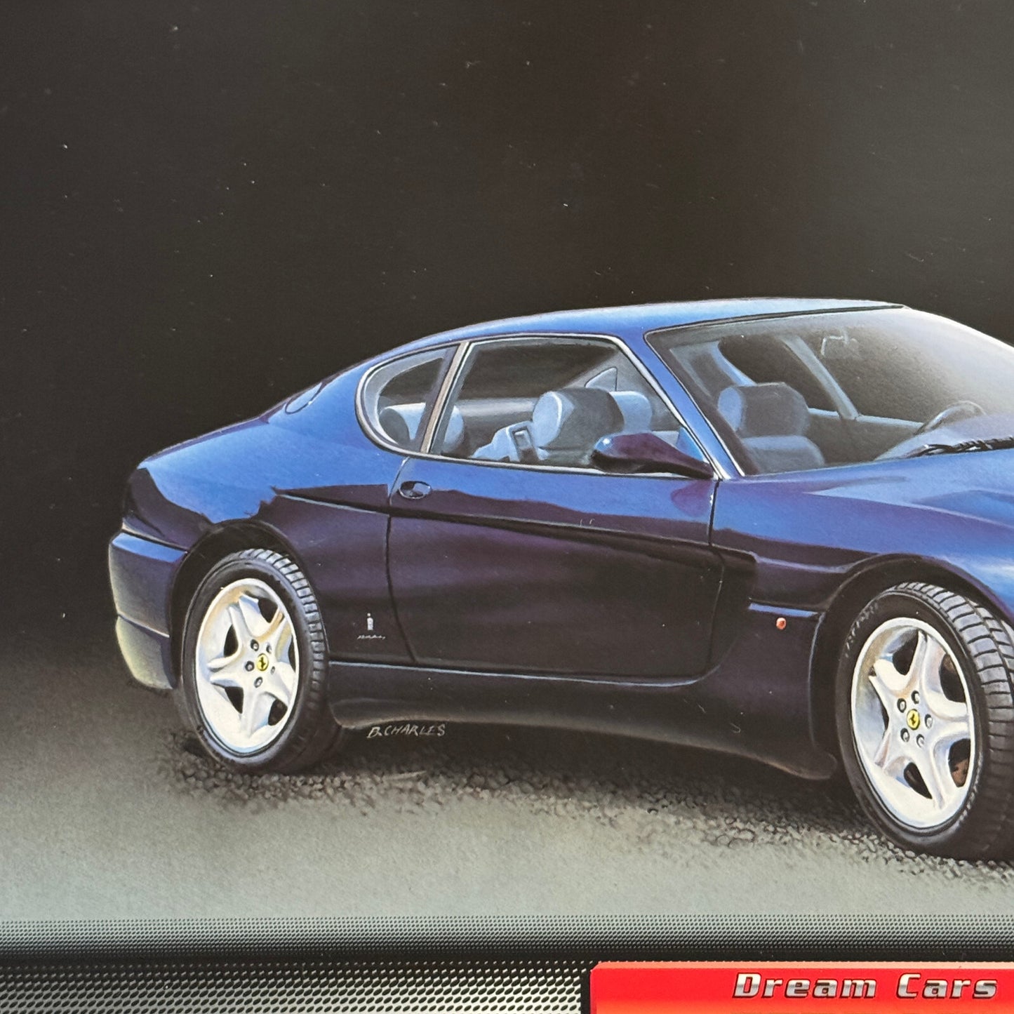 Ferrari 456GT Dream Cars Mini Poster Card Brochure Ferrari 456 GT European