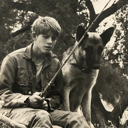 Ron Howard Smoke German Sheppard NBC Television Disney Press Photo Photograph