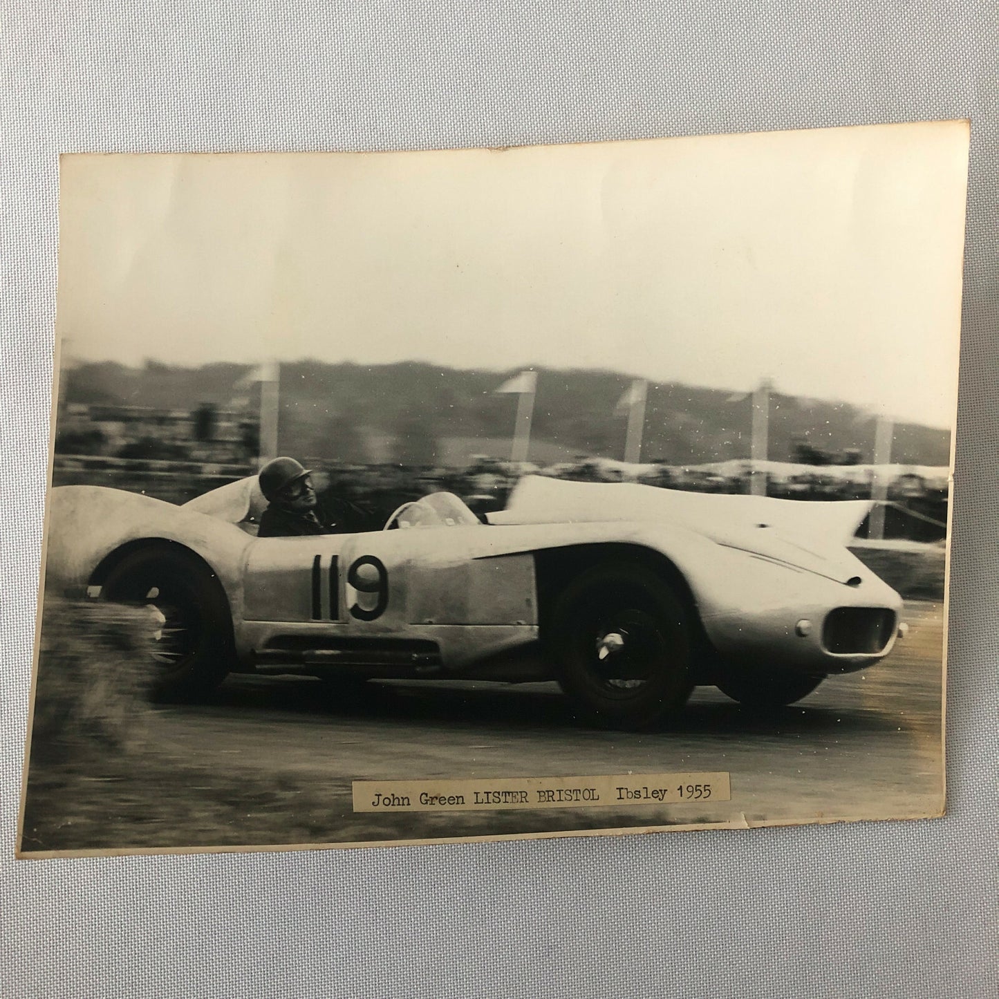 1955 John Green Lister Bristol Ibsley Racing Car Photo Photograph Image 