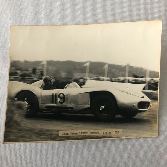 1955 John Green Lister Bristol Ibsley Racing Car Photo Photograph Image 