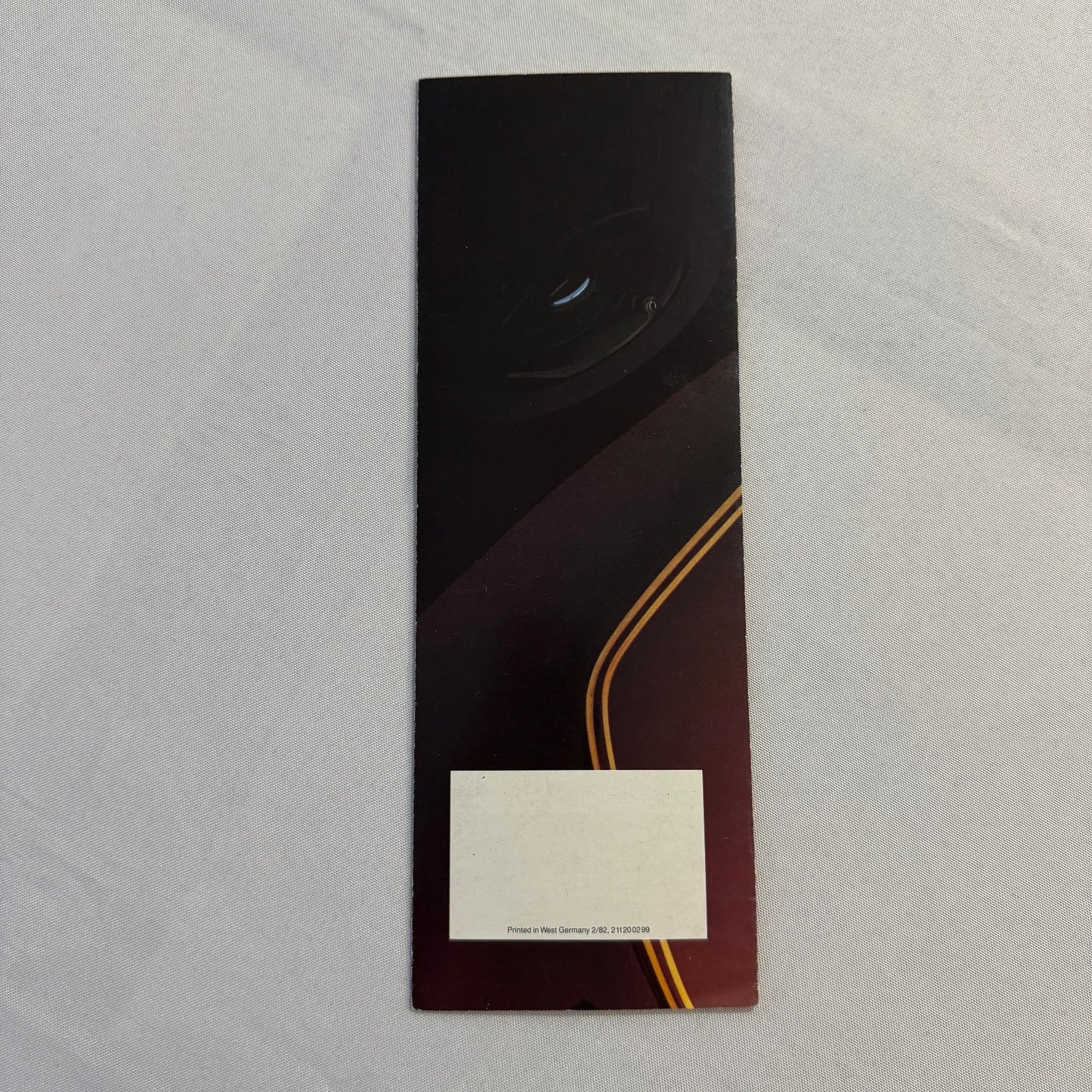 1982 BMW Motorcycle Bike Exterior Color Option Brochure  R65 R100 R80 GERMAN