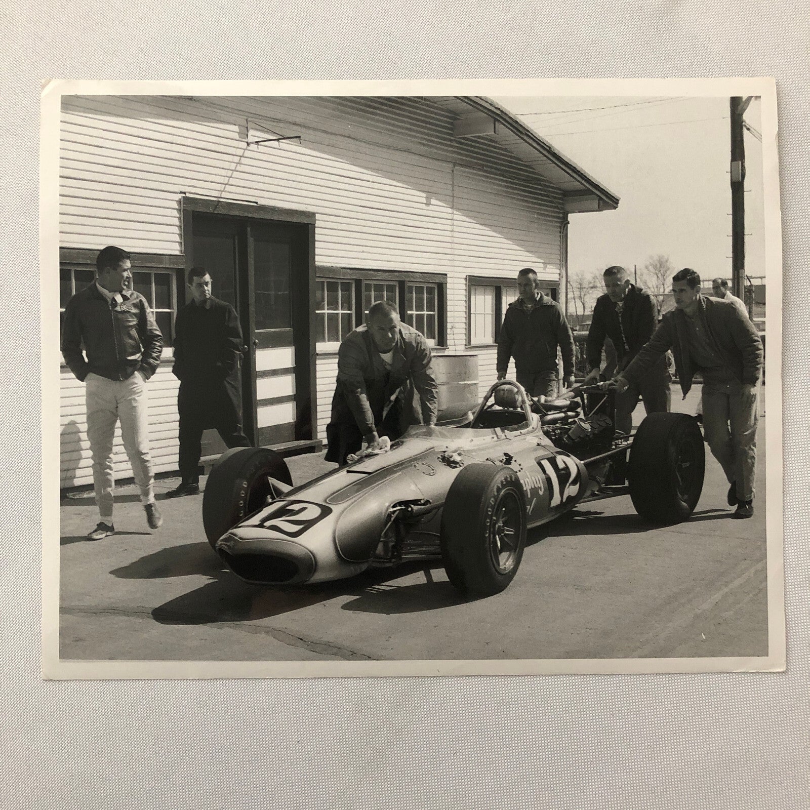 Roger McCluskey Indianapolis 500 Indy 500 Racing Photo Photograph Eagle Goodyear