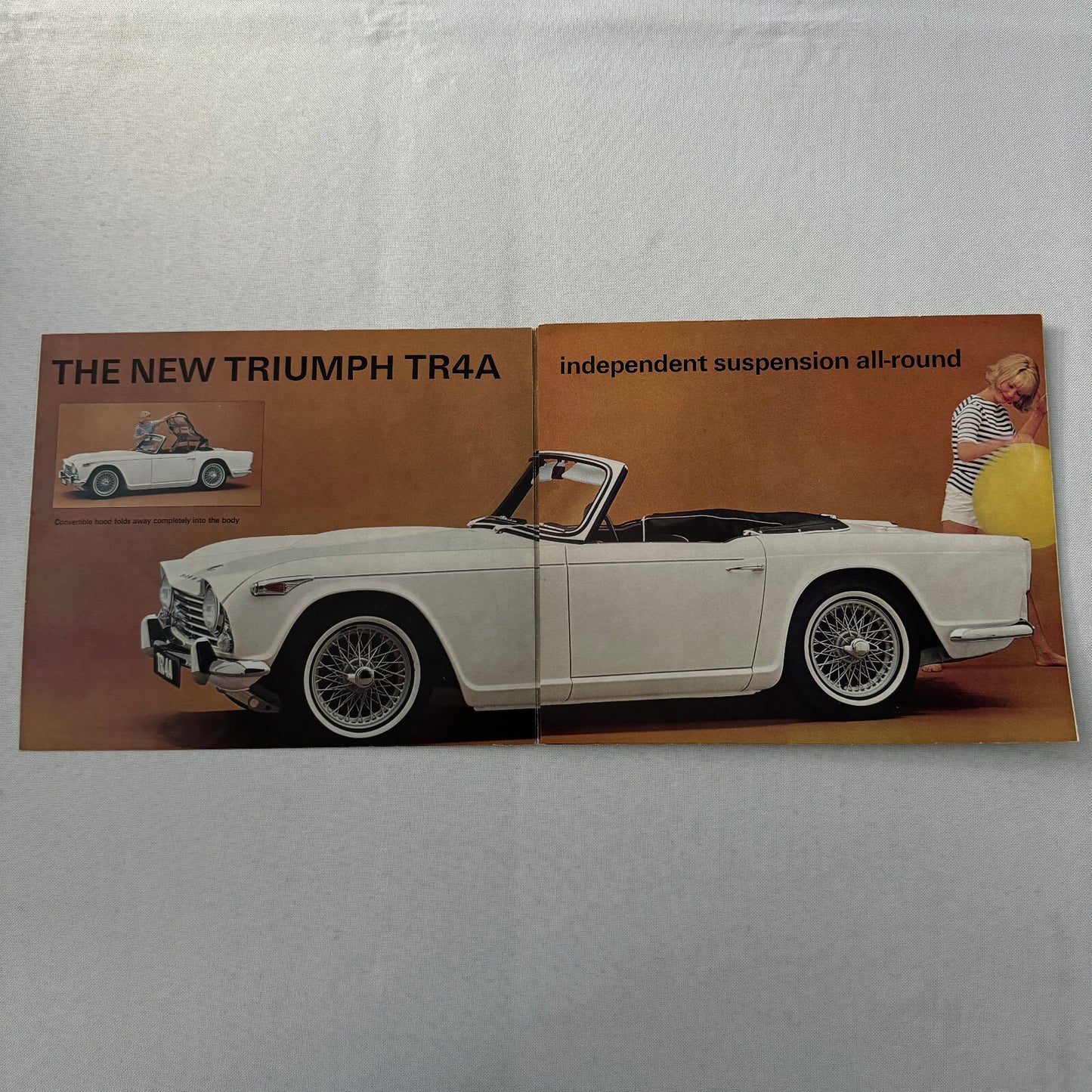 Triumph TR4A Sports Car Roadster Sales Brochure Catalog Advertising TR4 A