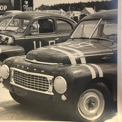 Vintage Volvo Racing Car Photo Photograph Print