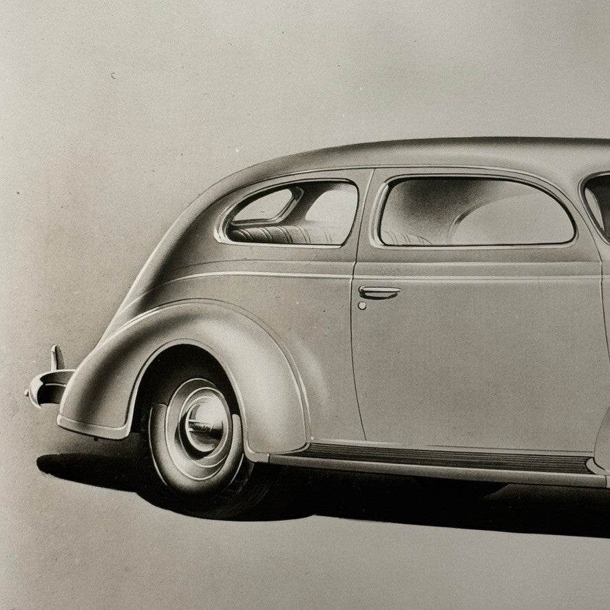 1937 Plymouth Car Photo Photograph Vintage Automobile