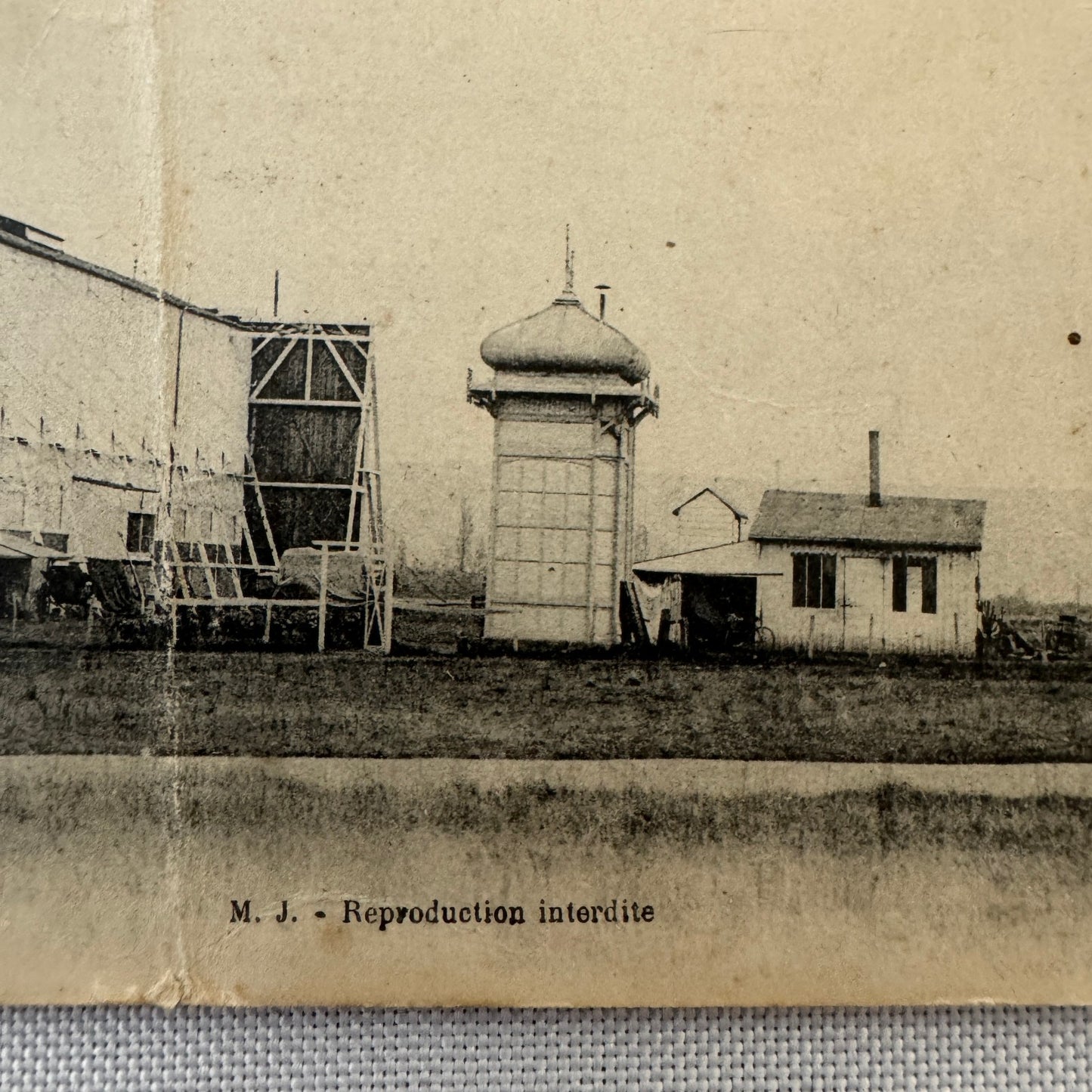 Vintage Zeppelin Airship Dirigible Postcard Post Card French Le Lebaudy