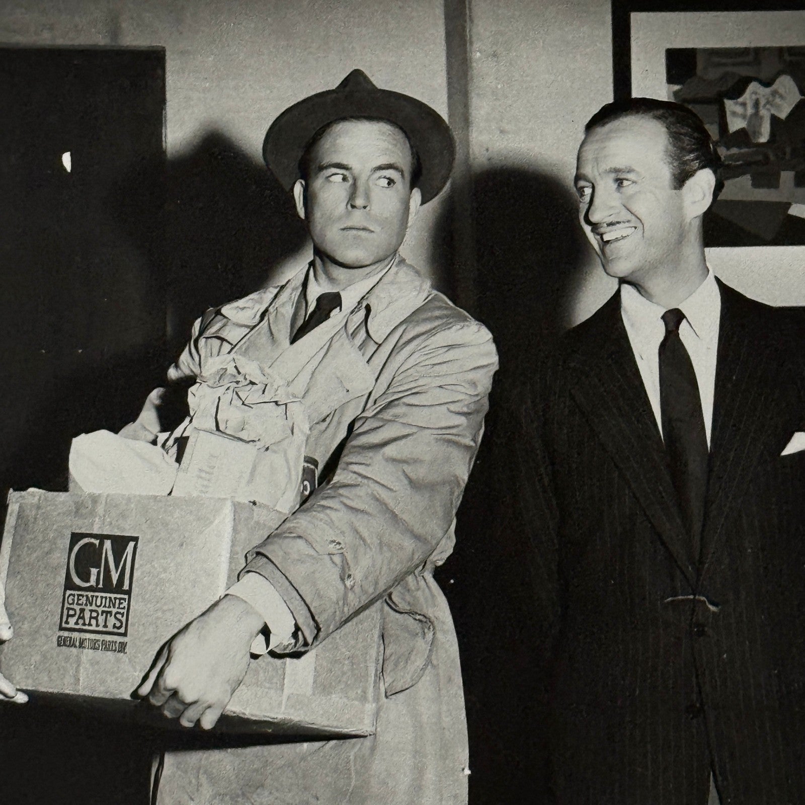 Vintage Theater Still Photo Photograph The Moon is Blue 1952 Actor Actress