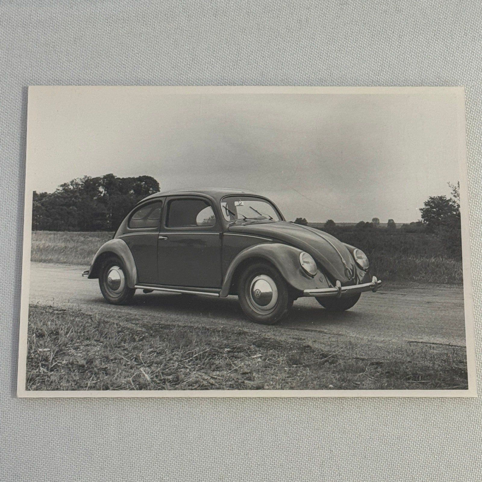 Vintage Volkswagen Beetle Coupe VW Automobile Photo Photograph Print