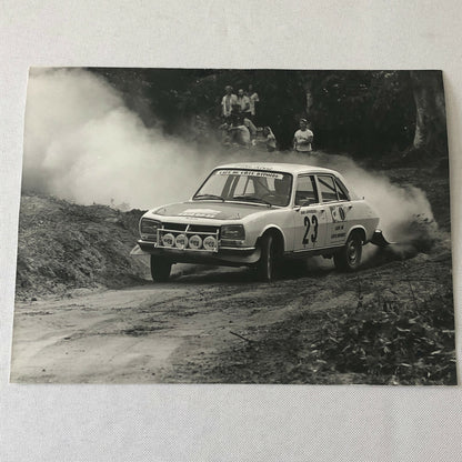 Vintage Rally Racing Photo Photograph 1974 Rallye du Bandama Car
