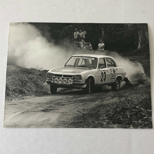 Vintage Rally Racing Photo Photograph 1974 Rallye du Bandama Car