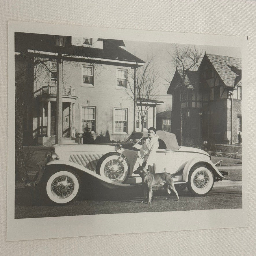 1932 Auburn Car Jean Harlow Photo Photograph Vintage Image Modern Print