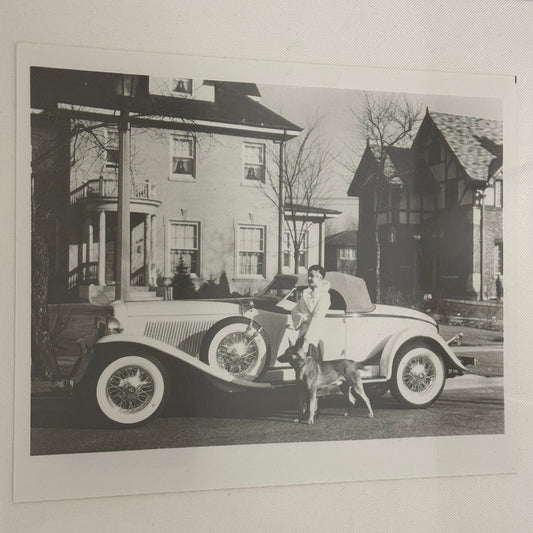 1932 Auburn Car Jean Harlow Photo Photograph Vintage Image Modern Print