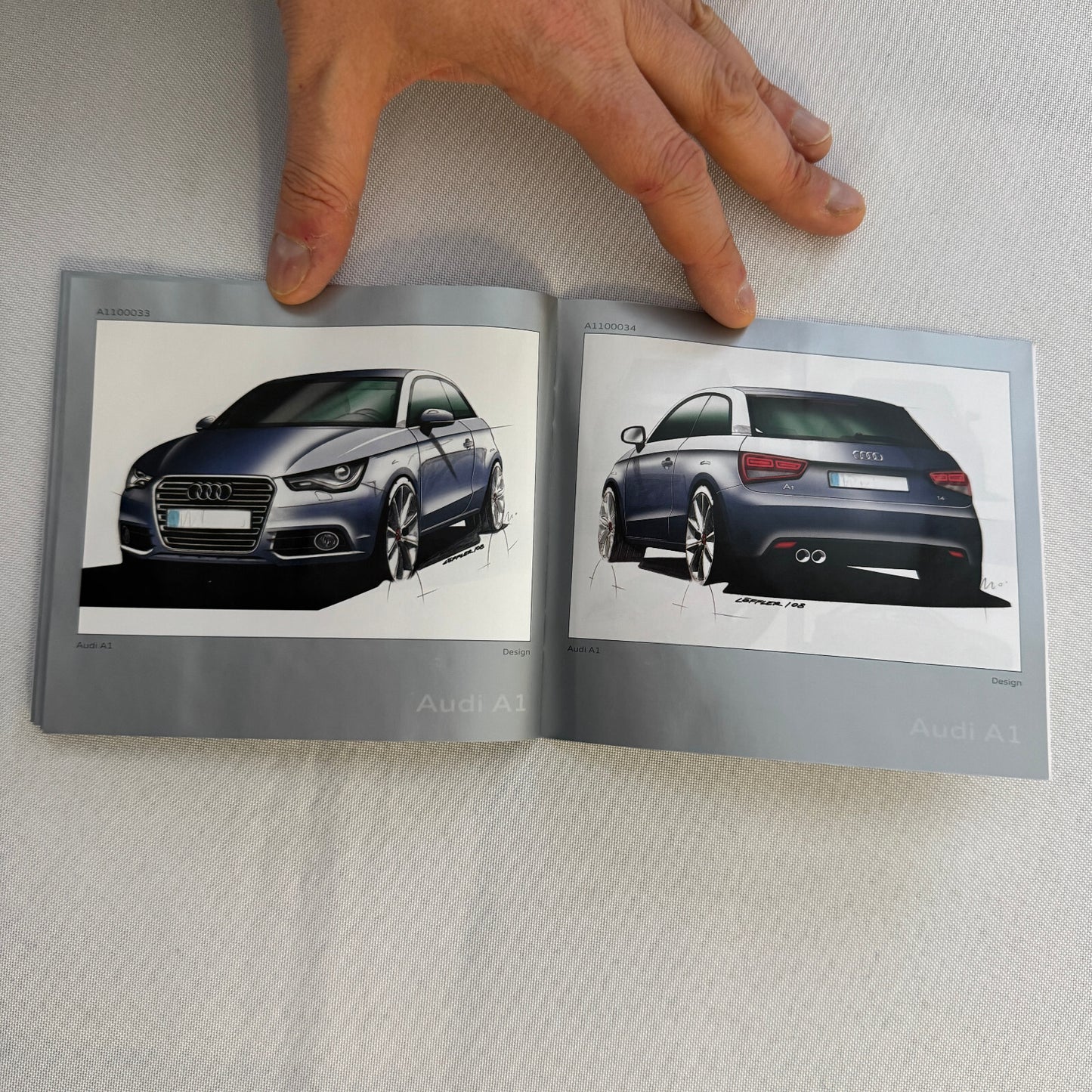 Audi A1 Press Kit Media Brochure Photo CD GERMAN Text