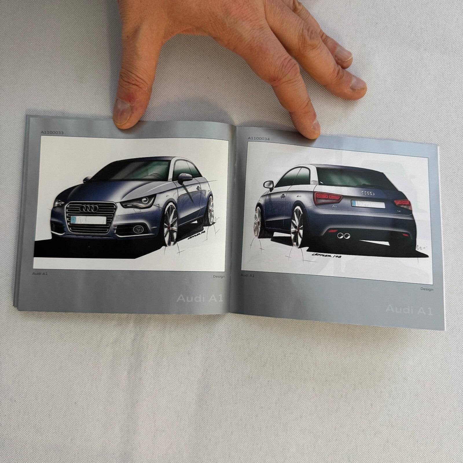 Audi A1 Press Kit Media Brochure Photo CD GERMAN Text