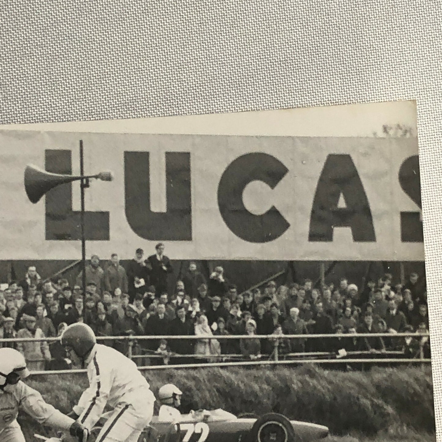 Vintage Car Racing Driver Photo Photograph - Silverstone Easter Monday 1967 