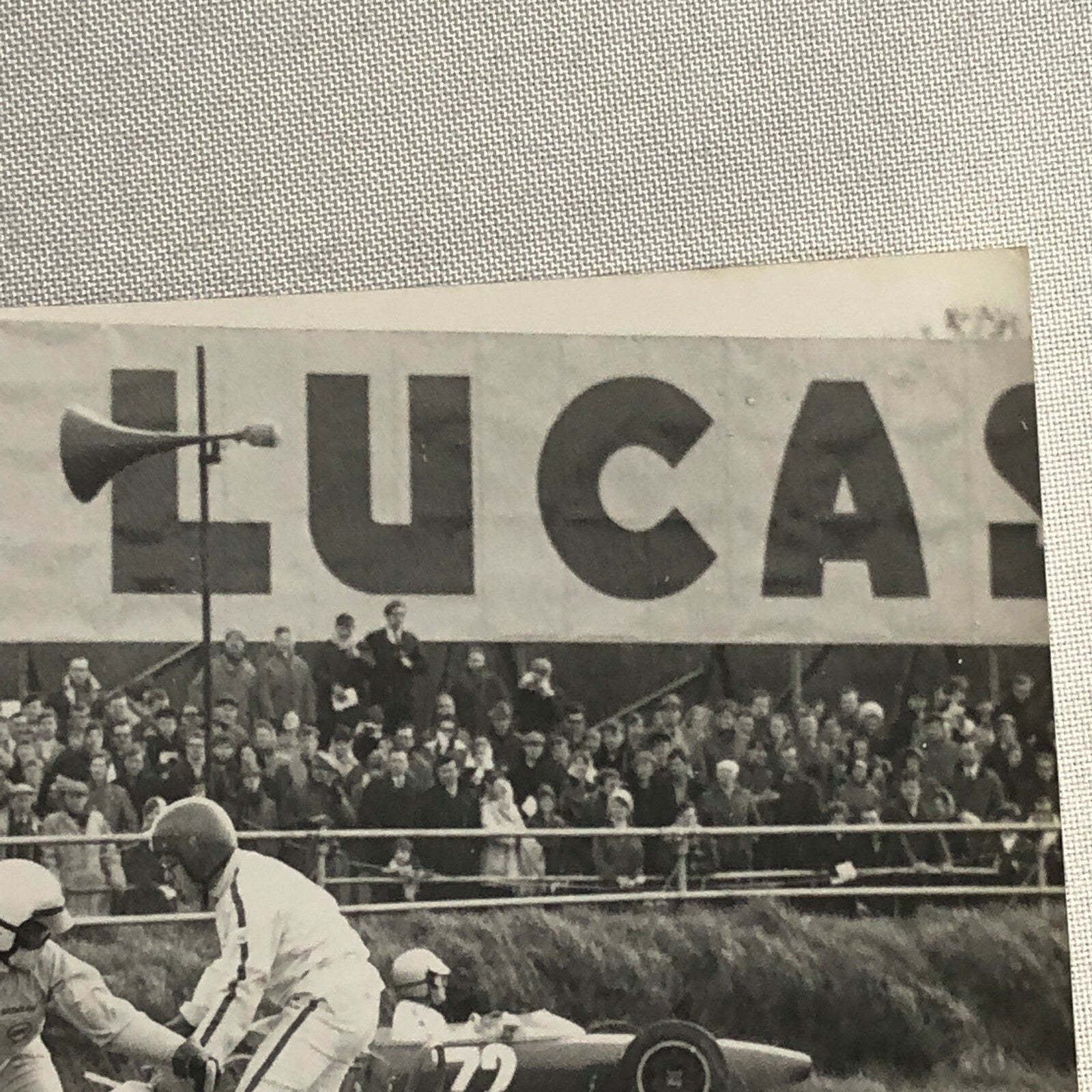 Vintage Car Racing Driver Photo Photograph - Silverstone Easter Monday 1967 
