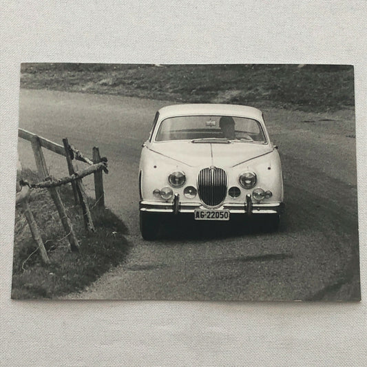 Vintage Jaguar 3.4 Racing Photo Photograph Lienhard ? 