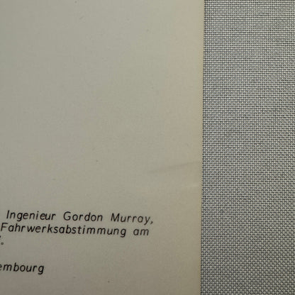 Alain Prost Gordon Murray Marlboro McLaren Racing Team Driver 1987 Photo