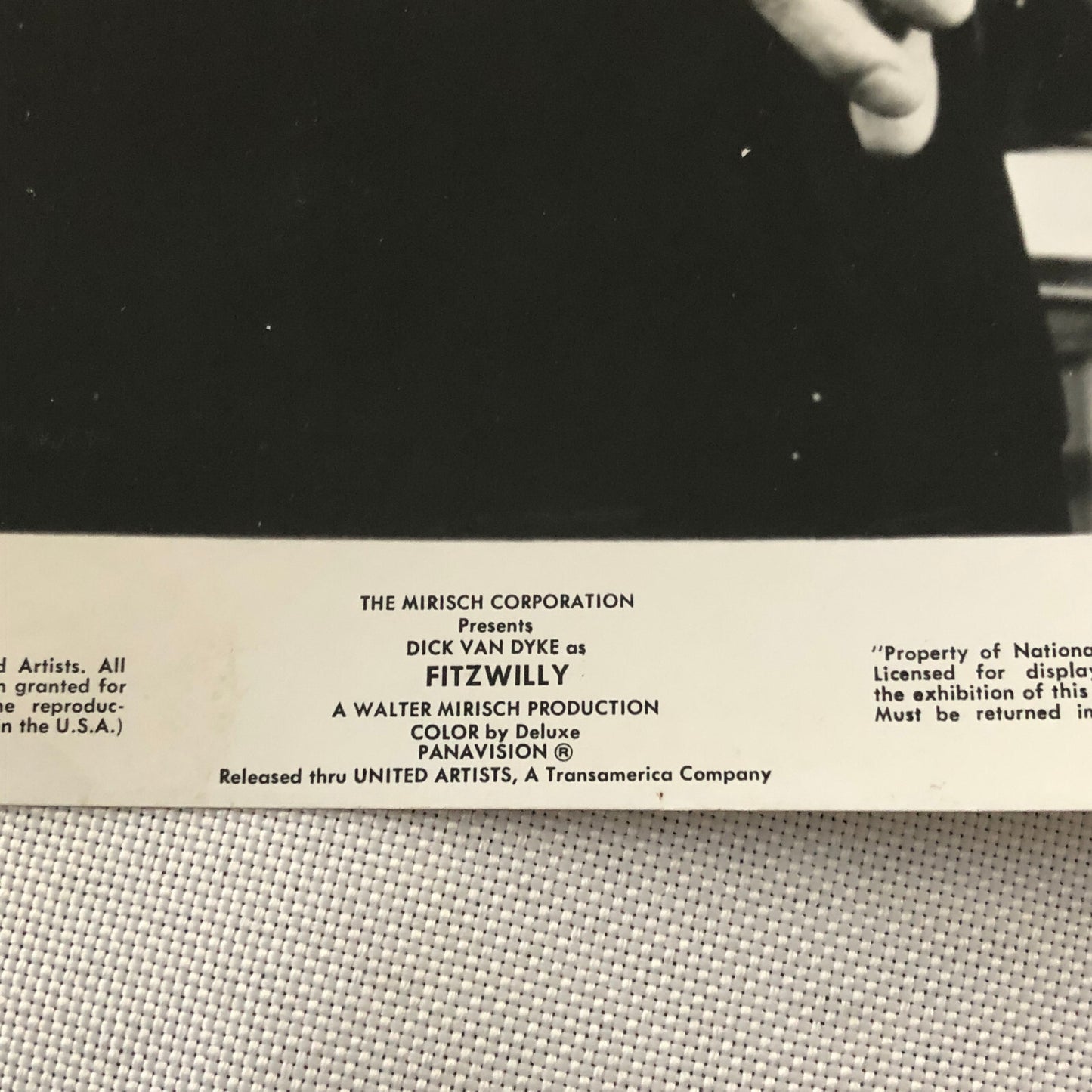 Dick Van Dyke Fitzwilly Movie Film Press Photo Photograph Print 1968