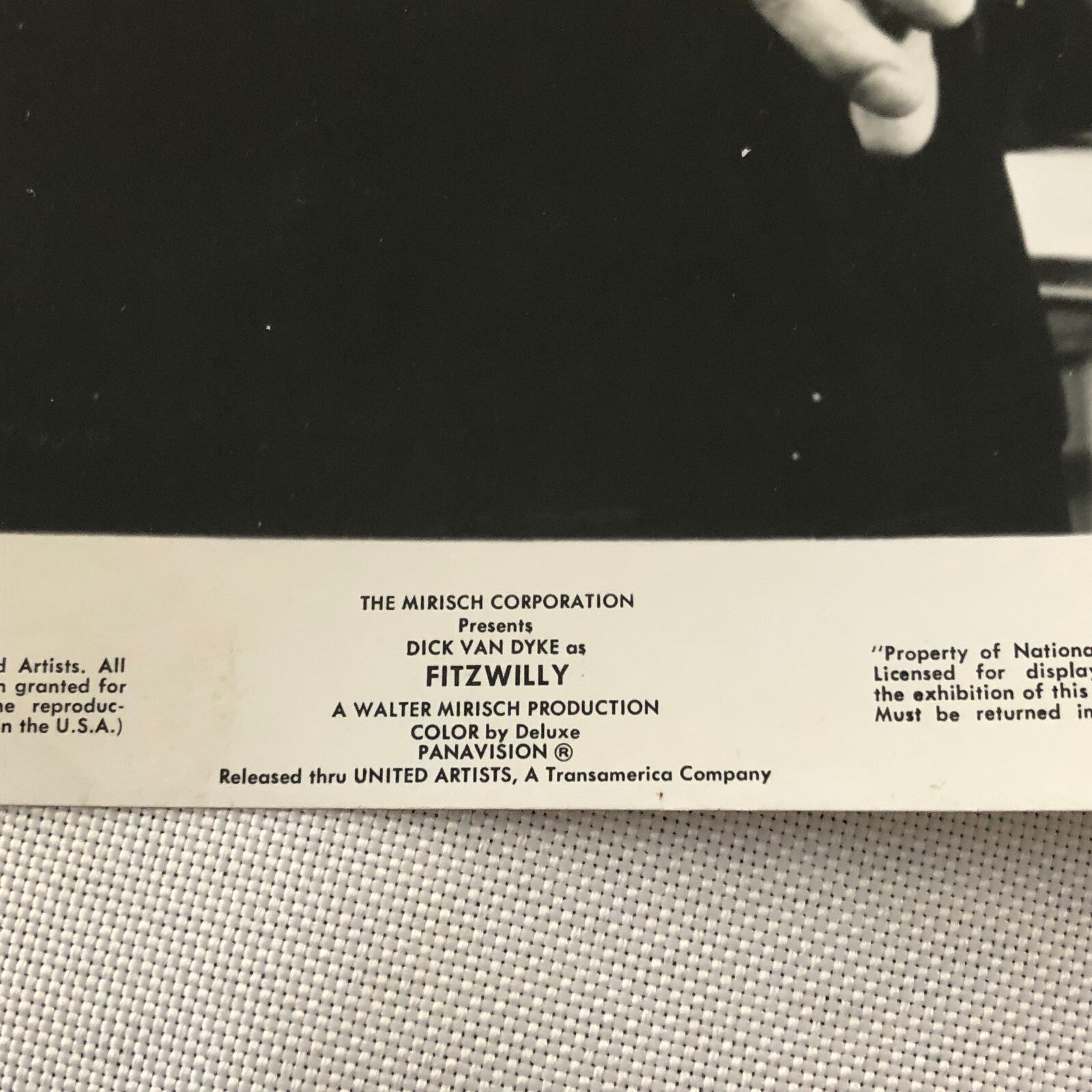 Dick Van Dyke Fitzwilly Movie Film Press Photo Photograph Print 1968