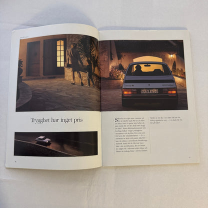 Vintage Saab 900 Car Sales Brochure Catalog 900 Cabriolet 900 Turbo 900i SWEDISH