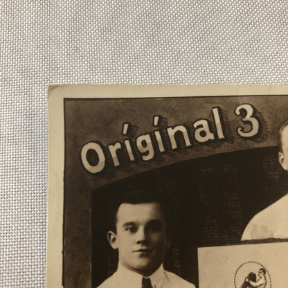 Circus Acrobat Performer Act Postcard Post Card Vintage 3 Barlay Brothers