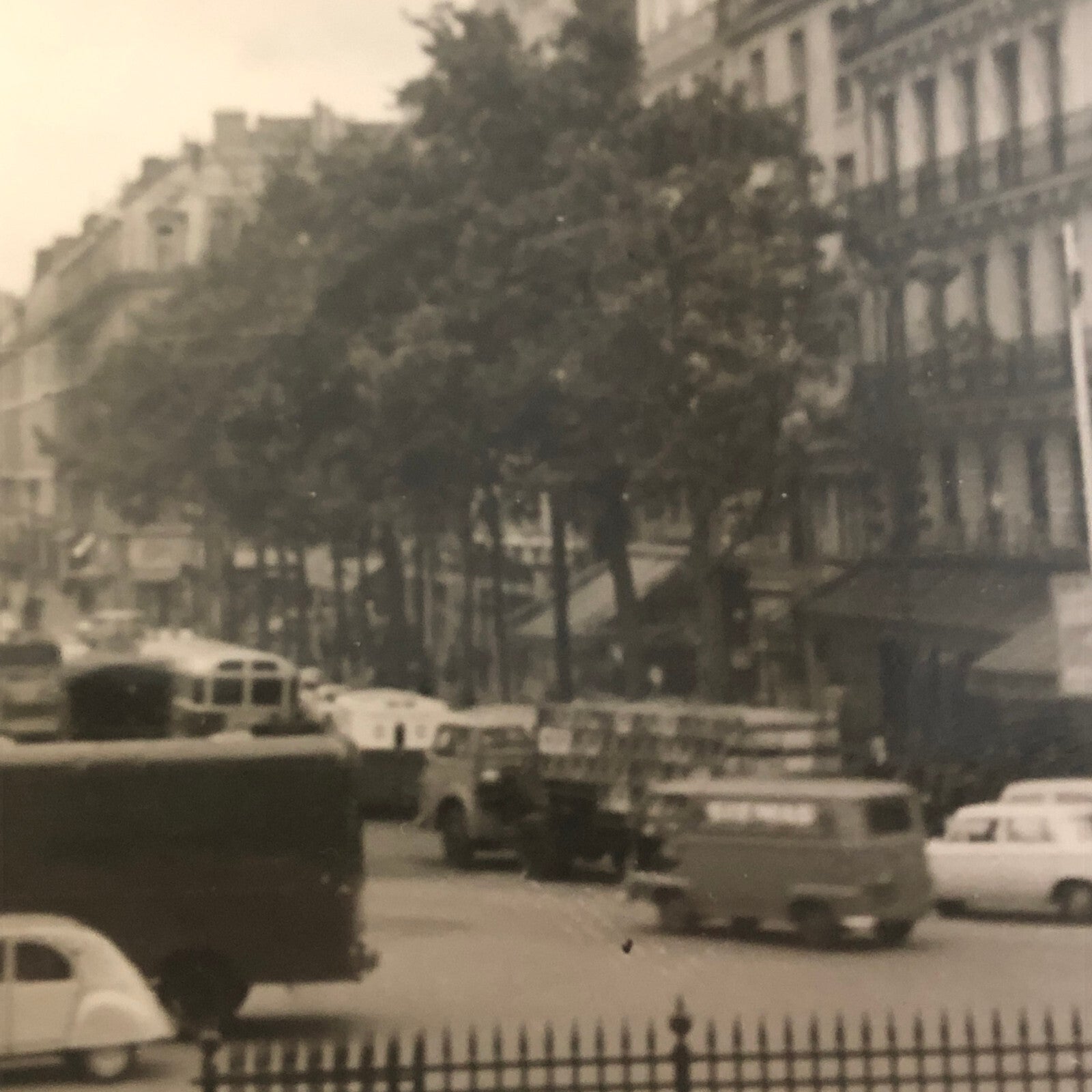 Vintage Photo Photograph Citroen Cars on Street France French ? Tag AL22SM1
