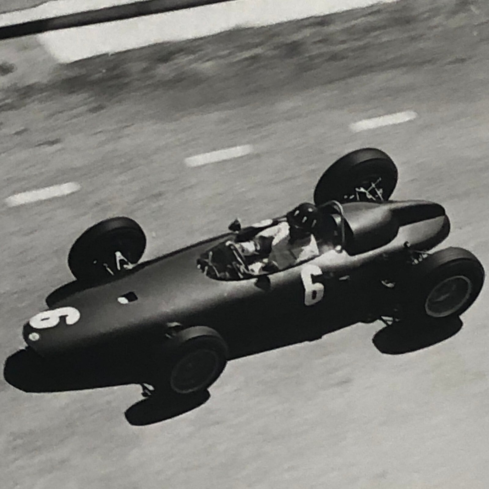 Vintage Racing Photo Photograph BRM Car Graham Hill 1963 Bernard Cahier