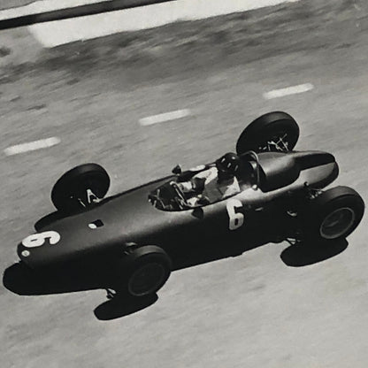 Vintage Racing Photo Photograph BRM Car Graham Hill 1963 Bernard Cahier