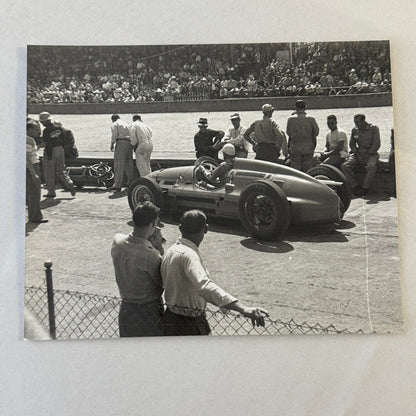 Vintage Racing Photo Photograph Unidentified Car MODERN PRINT