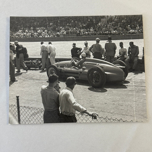 Vintage Racing Photo Photograph Unidentified Car MODERN PRINT