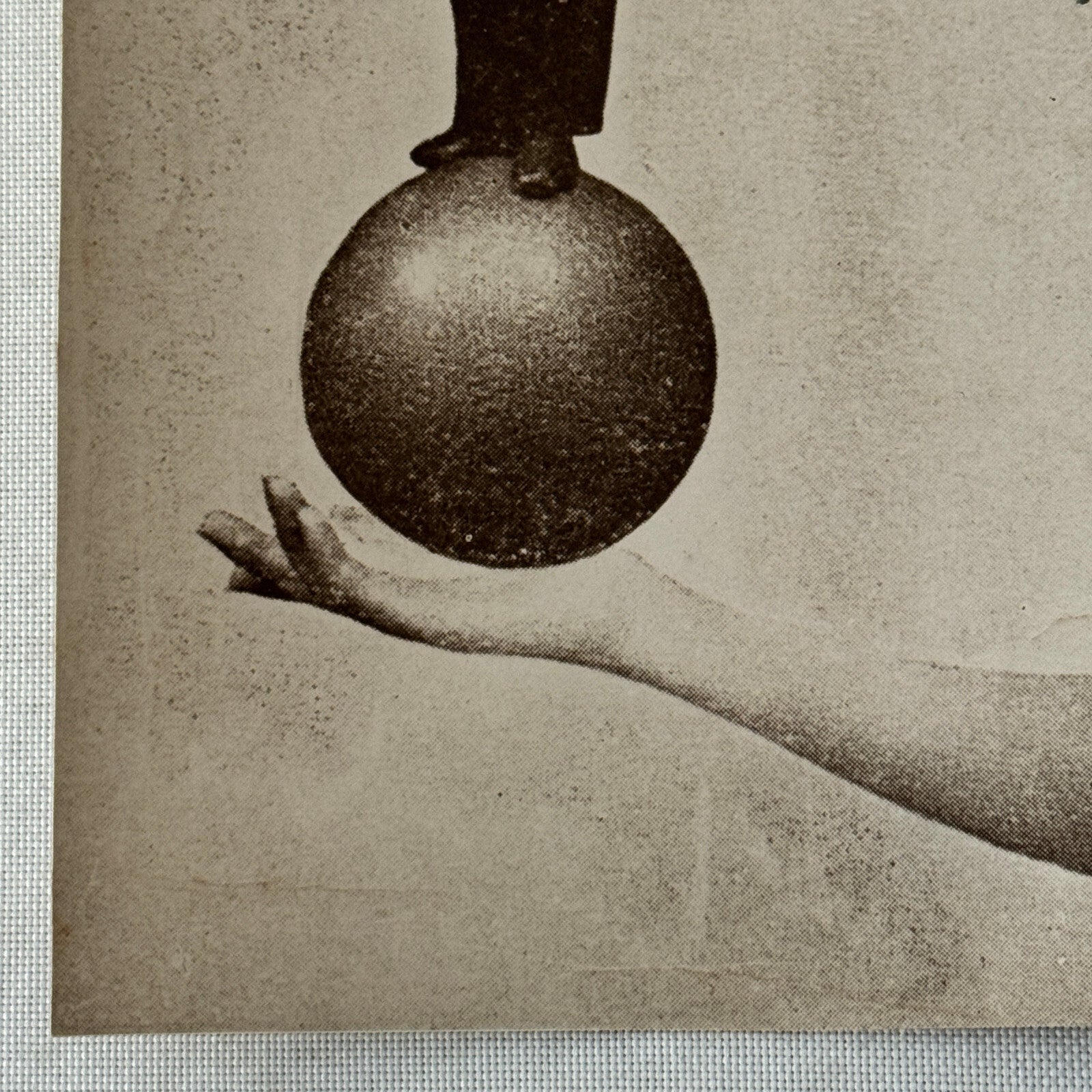 Vintage Circus Photo Damurs Performer Budapest Hungary Foto Holzel Photograph