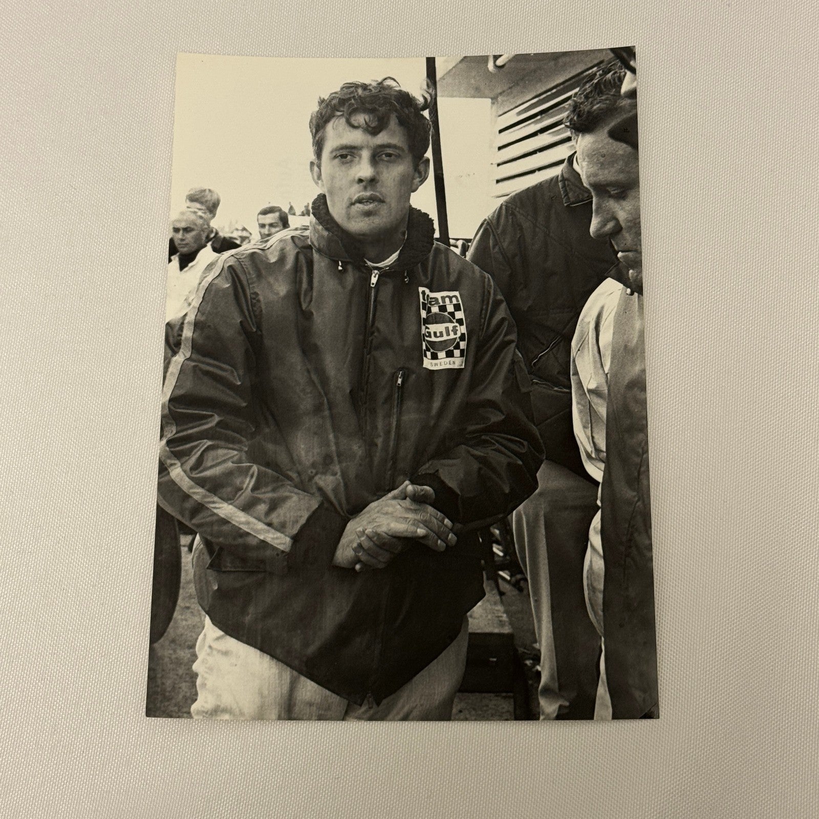 Vintage Racing Photo Brian Redman 1968 1000KM Race Motorsport Photograph
