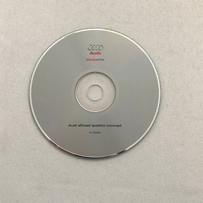 Audi Allroad Quattro Station Wagon Concept Car Press Kit Photo CD GERMAN Text