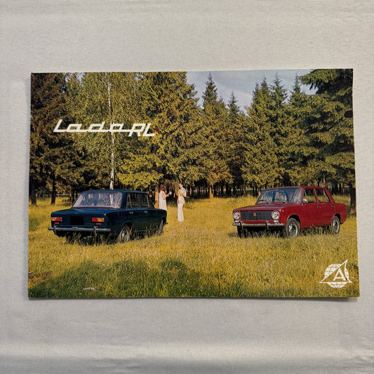 Lada RL Car Sales Brochure Catalog Advertising German Text Vintage