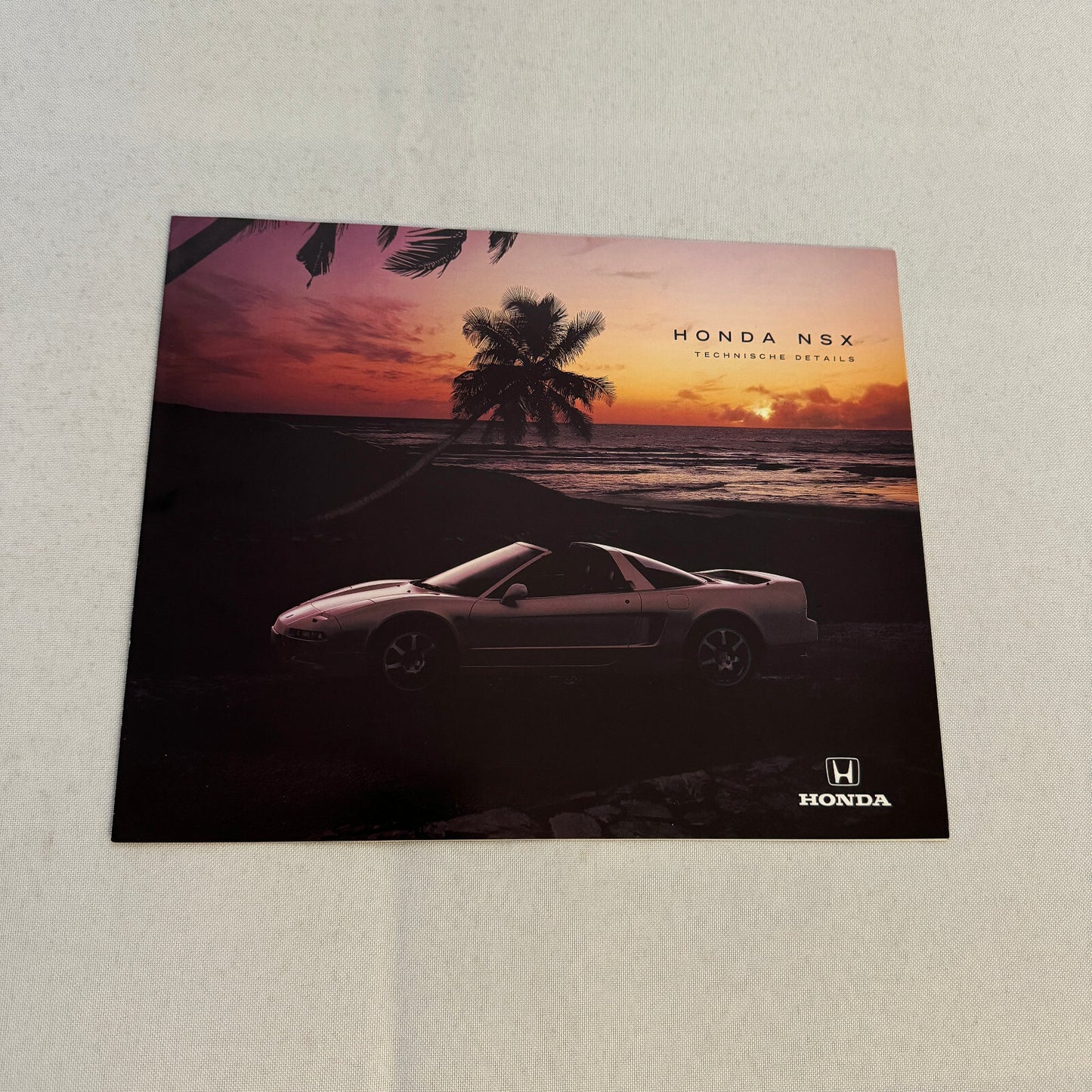 Honda NSX Car Sales Brochure Catalog Advertising GERMAN Text Acura NSX