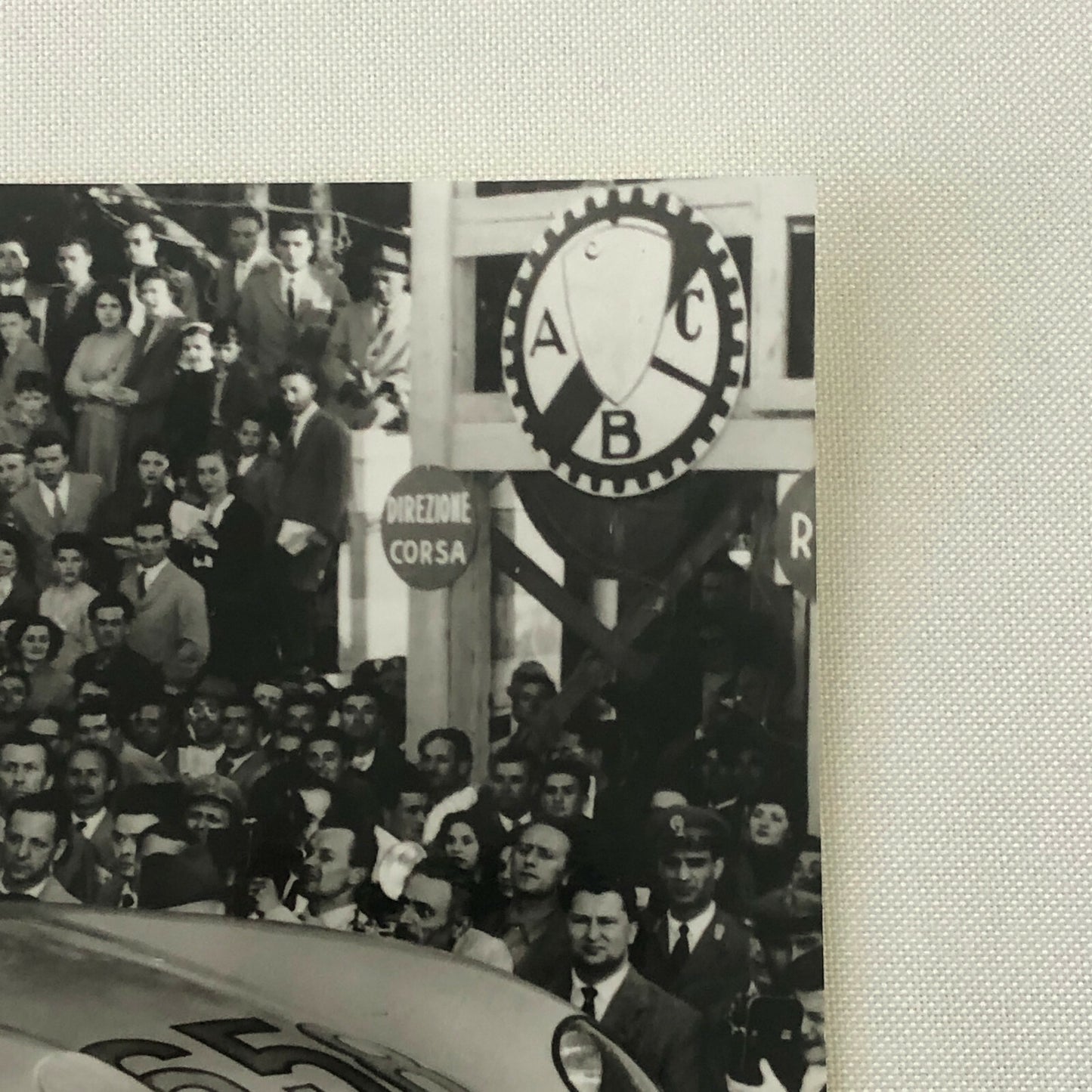 Juan Manuel Racing Driver in Mercedes Benz Car 1955 Mille Miglia Photo Print 